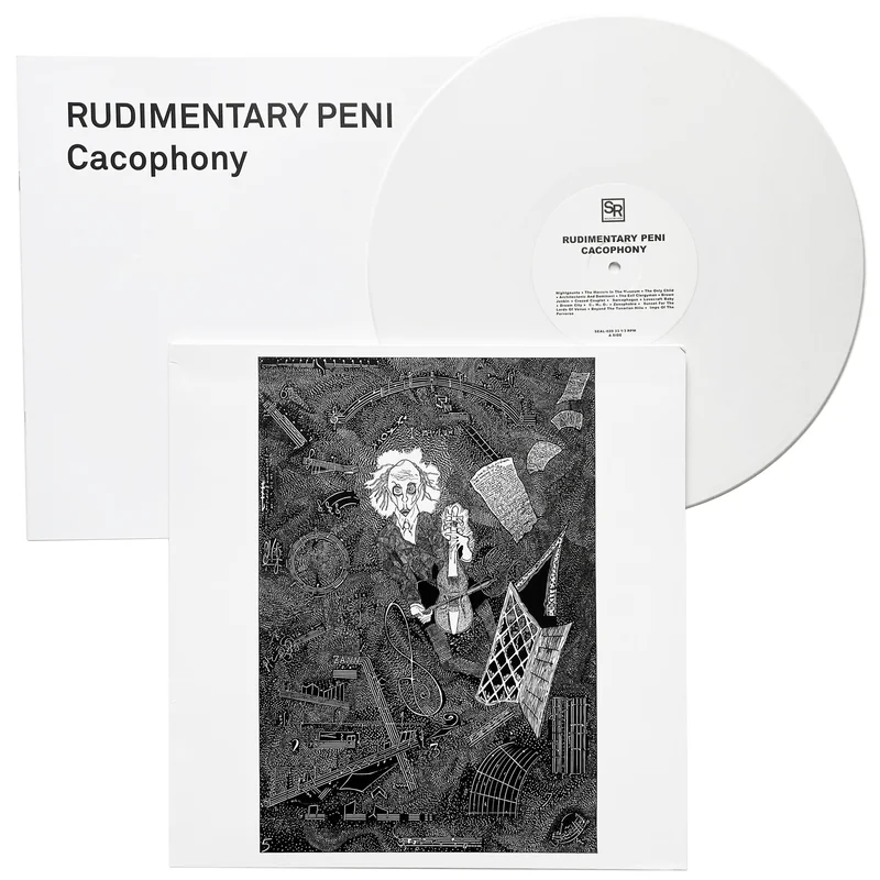 Rudimentary Peni: Cacophony 12" white vinyl