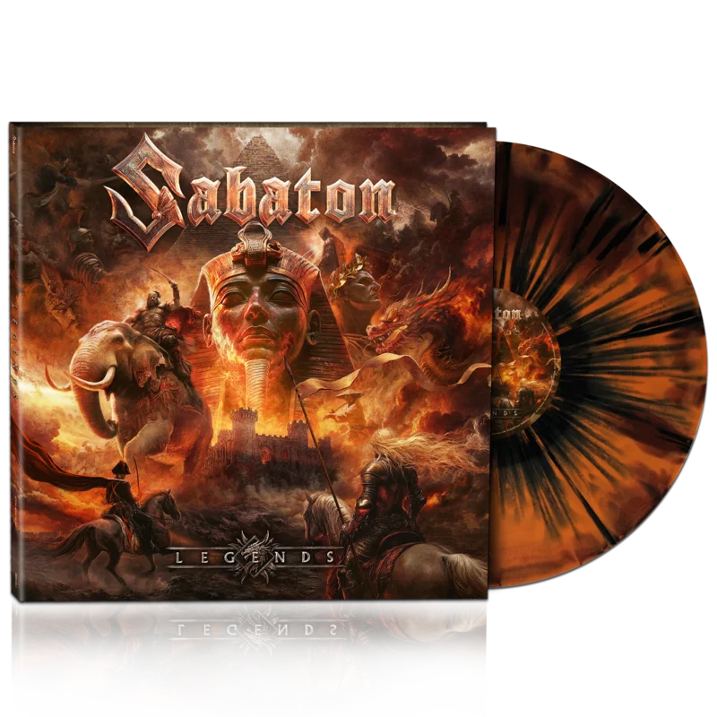 SABATON LEGENDS LP - EXCLUSIVE - LTD. 300 - ORANGE CLOUD/BLACK/SPLATTER