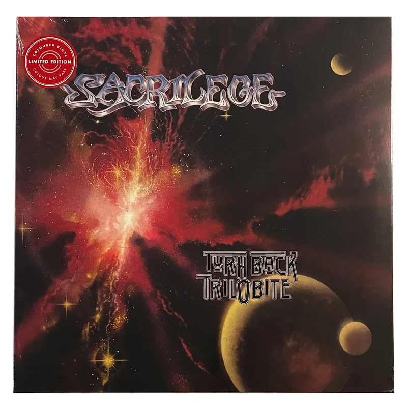 Sacrilege: Turn Back Trilobite 12" (clear/red splatter vinyl)