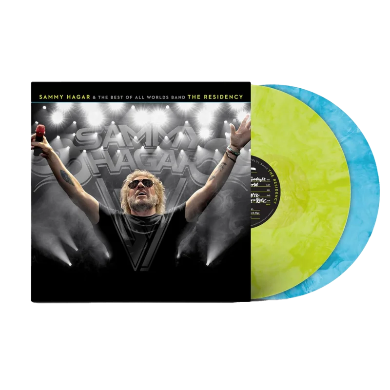 SAMMY HAGAR & THE BEST OF BOTH WORLDS BAND - THE RESIDENCY - BLUE + GREEN COLOR - 2-LP - VINYL LP