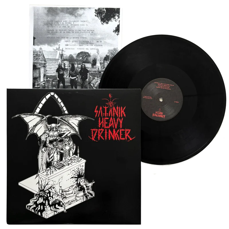 Satanik Heavy Drinker: S/T 12"