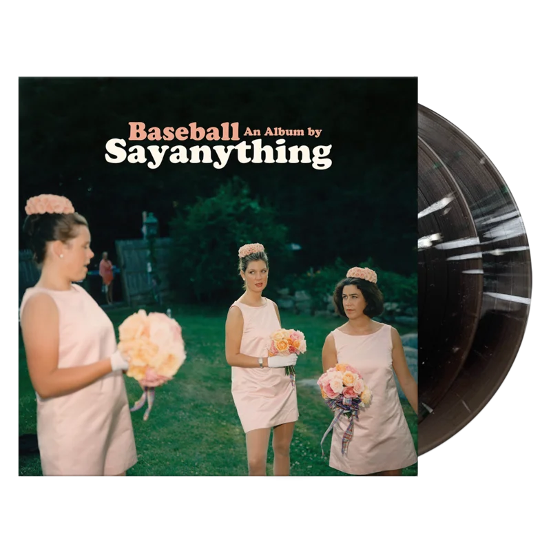 SAY ANYTHING BASEBALL 2LP - EXCLUSIVE - LTD. 300 - BLACK ICE GHOSTLY/BONE/PINK/EVERGREEN/SPLATTER