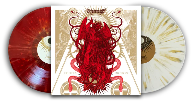 SCHAMMASCH 'CONTRADICTION' 2LP - RED/GOLD/SPLATTER/WHITE/GOLD SPLATTER