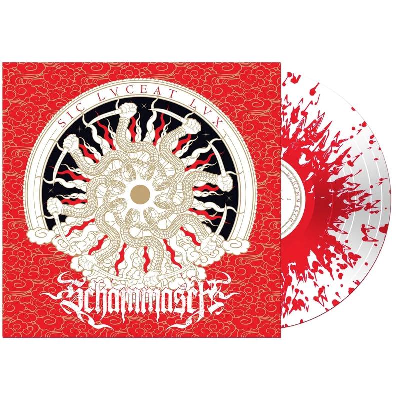 SCHAMMASCH 'SIC LVCEAT LVX' LP - WHITE/RED/SPLATTER