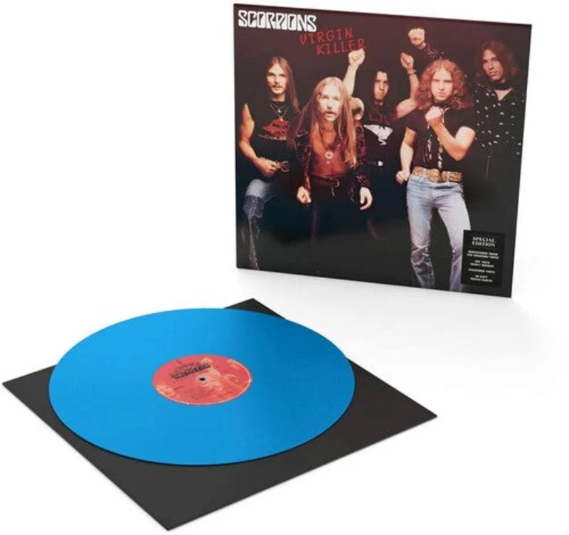 SCORPIONS 'VIRGIN KILLER' LP - BLUE