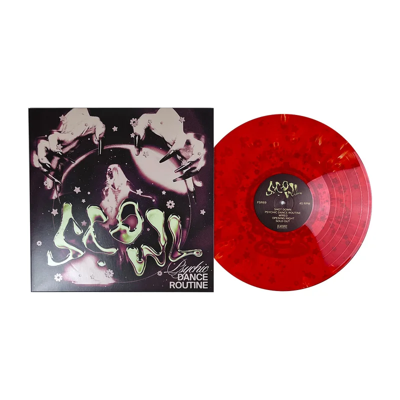 SCOWL PSYCHIC DANCE ROUTINE EP - EXCLUSIVE - LTD. 600 - CLEAR/RED/CLOUDY/SCREEN PRINTED