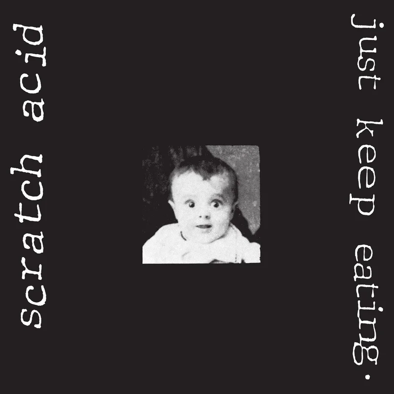 SCRATCH ACID 'JUST KEEP EATING' LP - WHITE