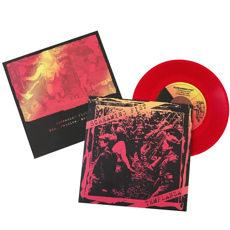 Screaming Fist: Templanza 7" Red Vinyl