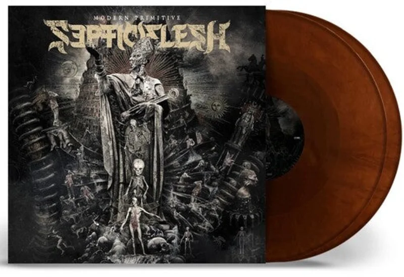 SEPTICFLESH 'MODERN PRIMITIVE' LP - BROWN/BLACK/MARBLED