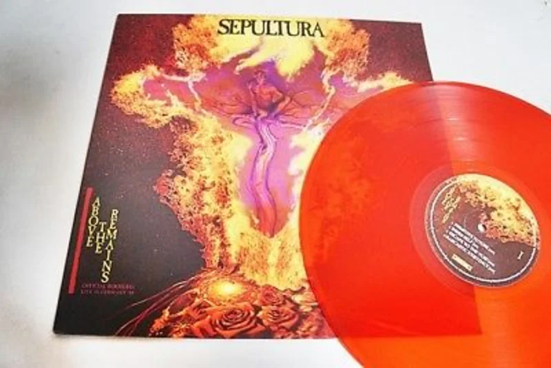 SEPULTURA 'ABOVE THE REMAINS LIVE 89' LP - RED