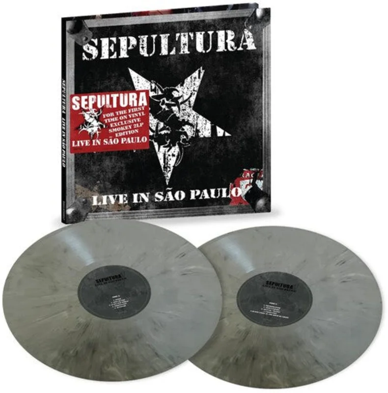 SEPULTURA 'LIVE IN SO PAULO' 2LP - COLOR