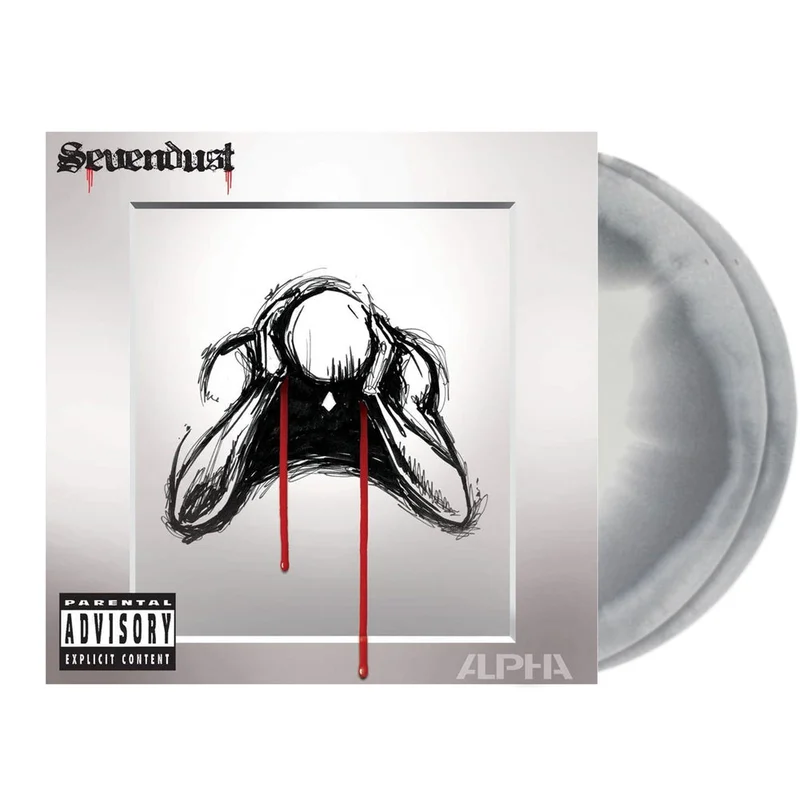 SEVENDUST 'ALPHA' 2LP - WHITE/SILVER