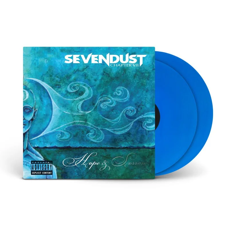 SEVENDUST 'CHAPTER VII: HOPE & SORROW' 2LP - CYAN/ELECTRIC BLUE