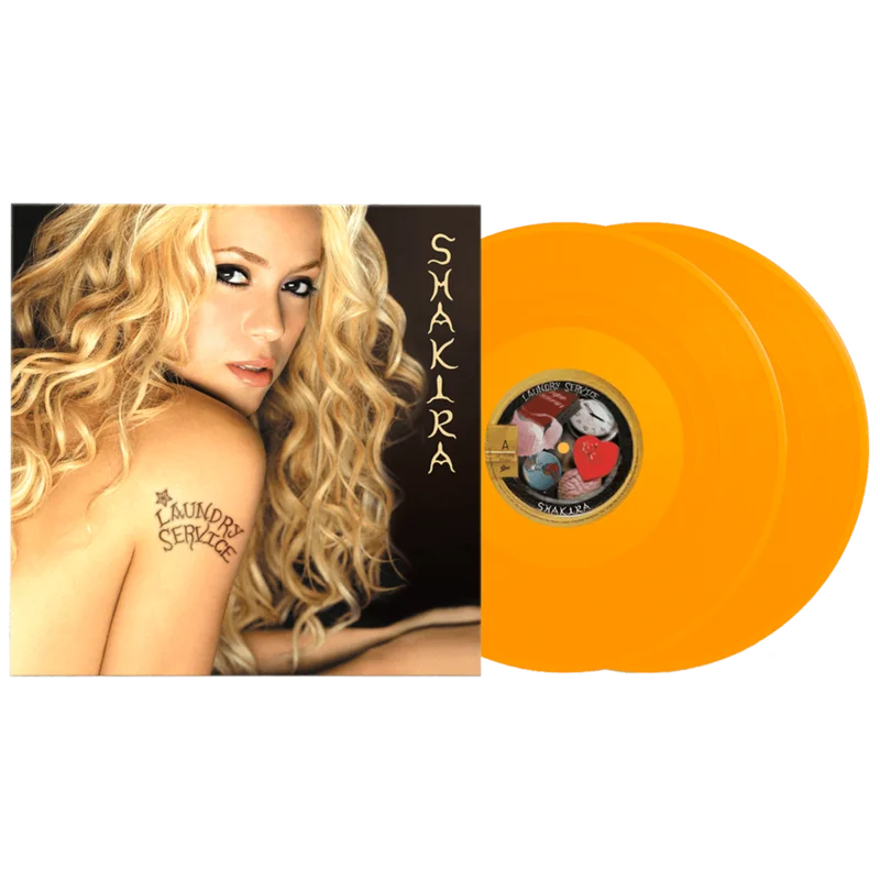 SHAKIRA - LAUNDRY SERVICE - YELLOW COLOR - 2-LP - VINYL LP