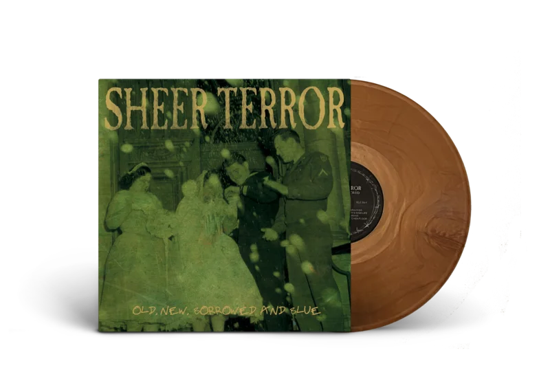 SHEER TERROR OLD NEW BORROWED & BLUE LP - EXCLUSIVE - LTD. 200 - OPAQUE GOLD