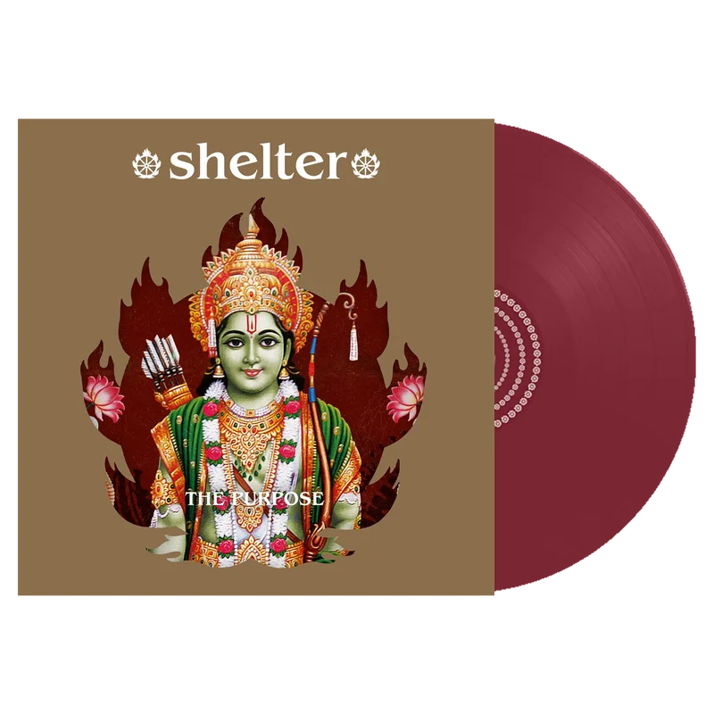 SHELTER 'THE PURPOSE, THE PASSION' LP - OXBLOOD