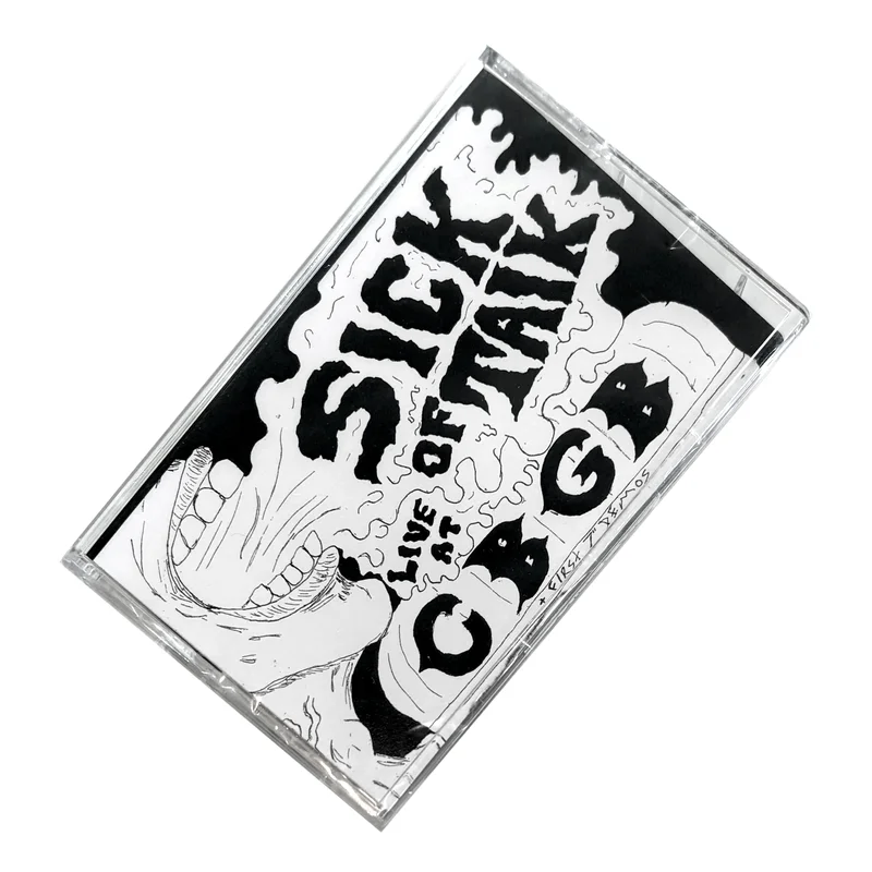 Sick of Talk: Live at CBGB + First 7" Demos cassette