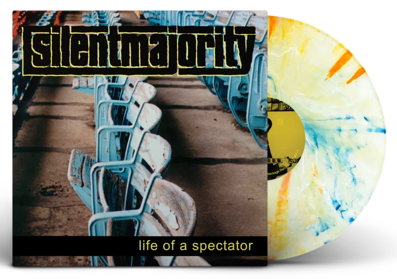 SILENT MAJORITY 'LIFE OF A SPECTATOR' LP - EXCLUSIVE - LTD. 300 - WHITE/BANANA/SWIRL