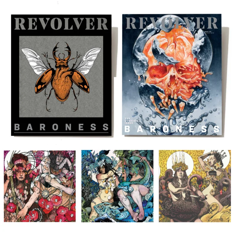 SILVER COLLECTORS EDITION BARONESS SLIPCASE AND 2LP PICTURE DISC BUNDLE