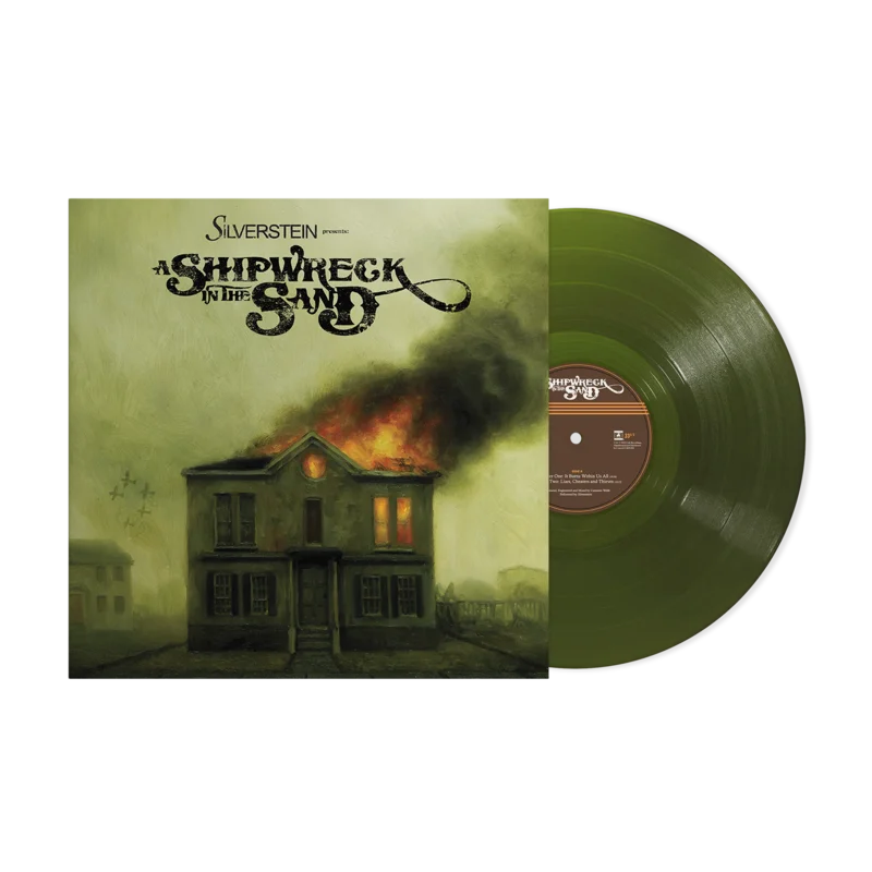 SILVERSTEIN SHIPWRECK IN THE SAND LP - EXCLUSIVE - LTD. 500 - TRANSLUCENT FOREST GREEN