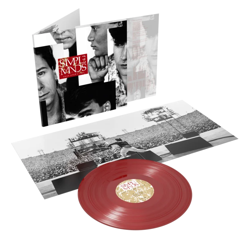 SIMPLE MINDS - ONCE UPON A TIME - RED COLOR - VINYL LP