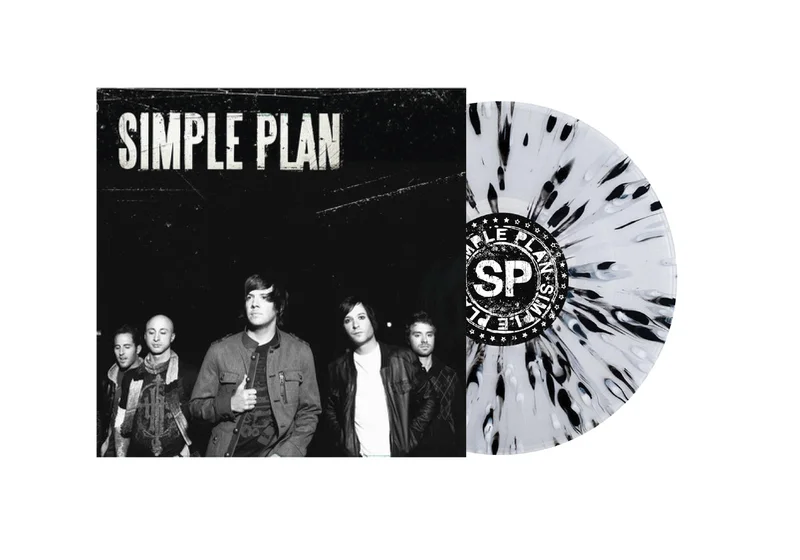 SIMPLE PLAN SIMPLE PLAN LP - EXCLUSIVE - LTD. 500 - CLEAR/BLACK/WHITE/SPLATTER