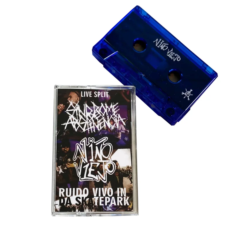 Sindrome De Abstinencia / Nio Viejo: Live Split - Ruido Vivo In Da Skatepark cassette