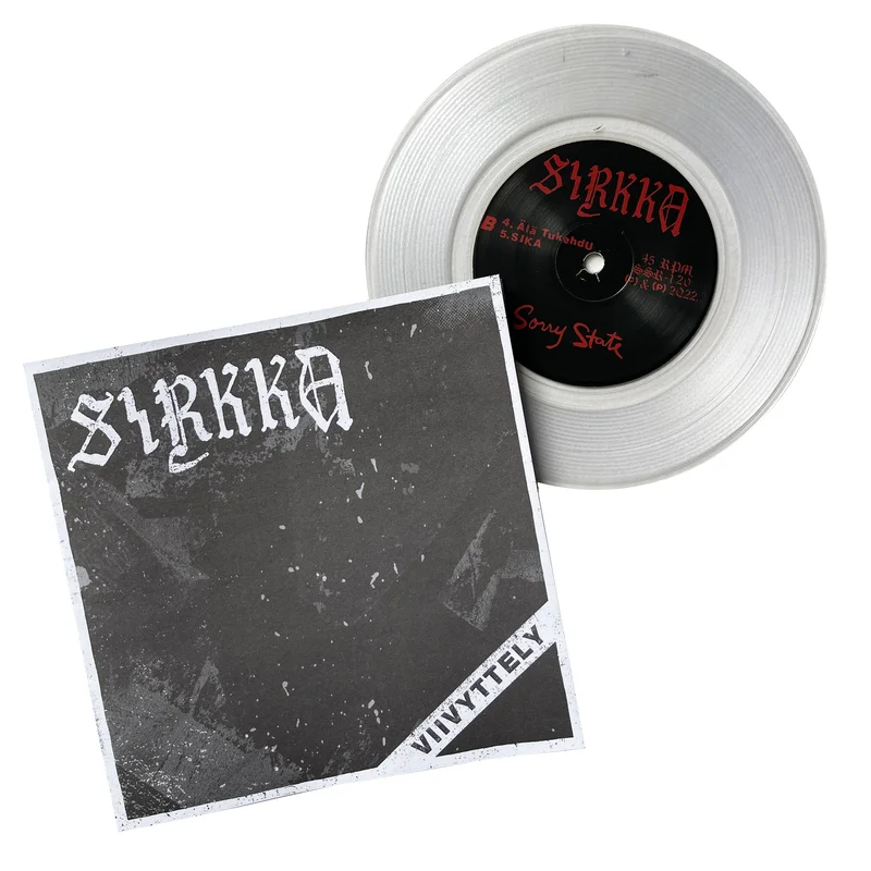 Sirkka: Viivyttely 7" (first pressing) black vinyl
