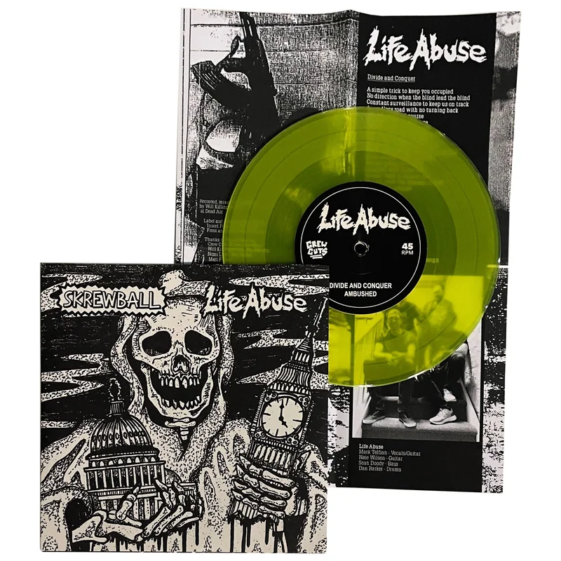 Skrewball / Life Abuse: Split 7"