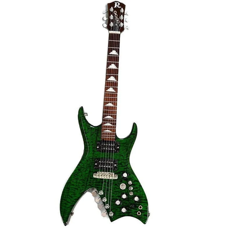 SLASH - B.C. RICH BICH GREEN MINI GUITAR