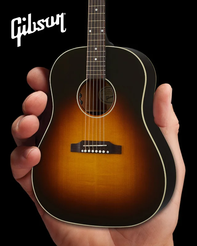 SLASH GIBSON J-45 NOVEMBER BURST ACOUSTIC 1:4 SCALE MINI GUITAR MODEL