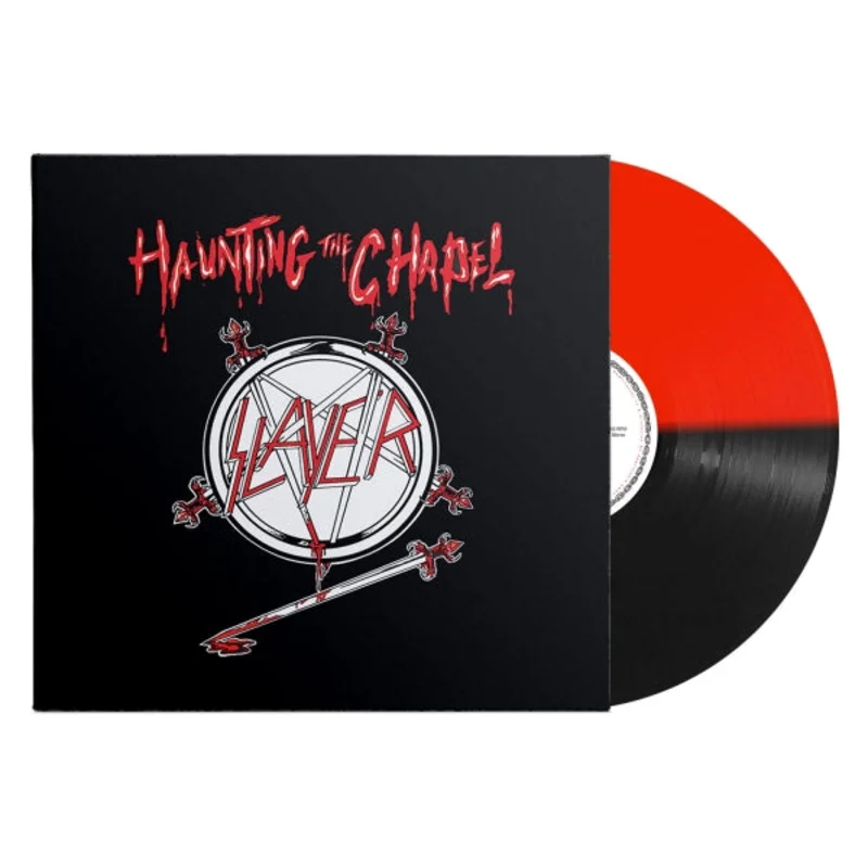 SLAYER 'HAUNTING THE CHAPEL' LP - RED/BLACK/SPLIT