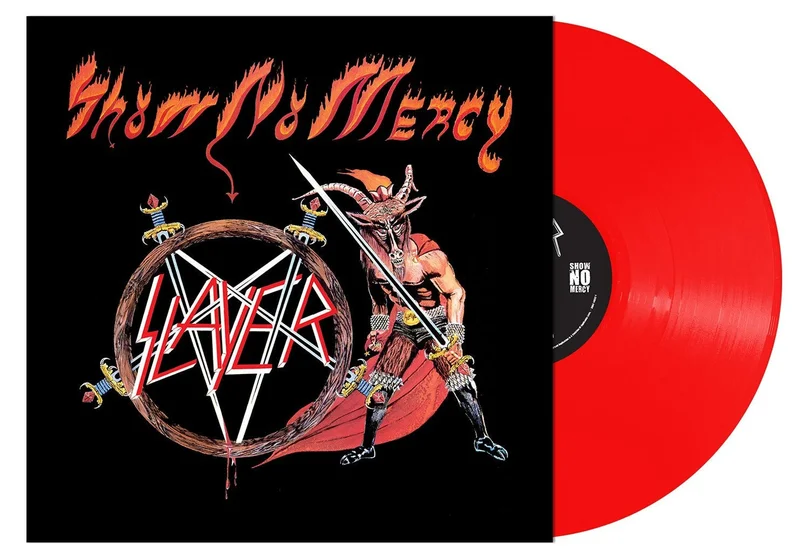 SLAYER 'SHOW NO MERCY' LP - TRANSPARENT RED
