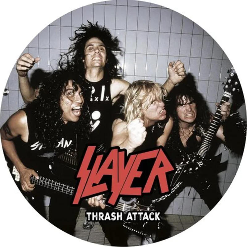 SLAYER 'THRASH ATTACK / RADIO BROADCAST 1985' 7" - LTD. EDITION - PICTURE DISC