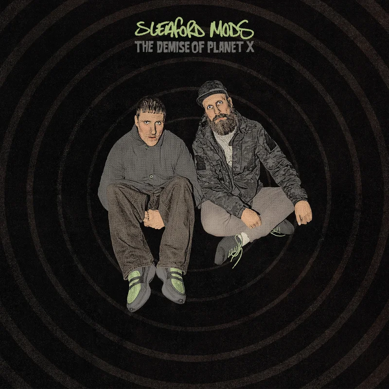 SLEAFORD MODS 'THE DEMISE OF PLANET X' LP (Neon Green Black Marble Vinyl)