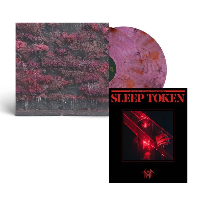 SLEEP TOKEN x REVOLVER BUNDLE  SPECIAL COLLECTOR'S EDITION DELUXE MAGAZINE W/ 'EVEN IN ARCADIA' 2LP - EXCLUSIVE - LTD. EDITION  GLASS OF PORT