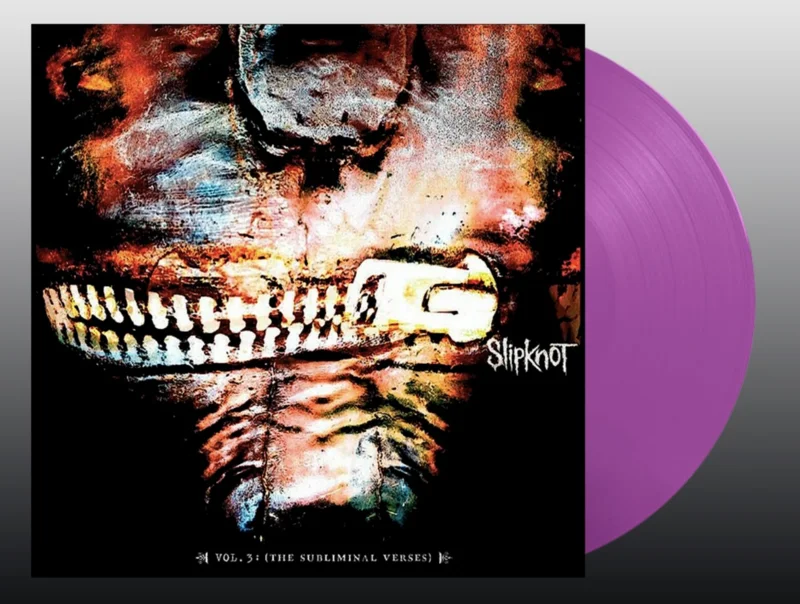 SLIPKNOT 'VOL. 3 THE SUBLIMINAL VERSES' 2LP - VIOLET