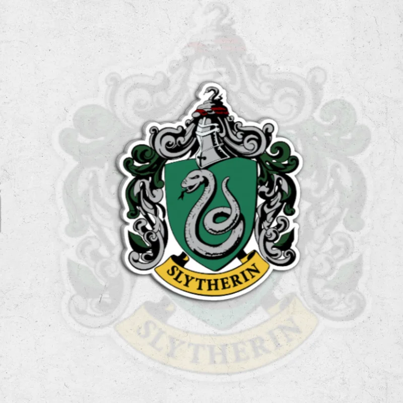 Slytherin house (harry potter) - glossy vinyl sticker