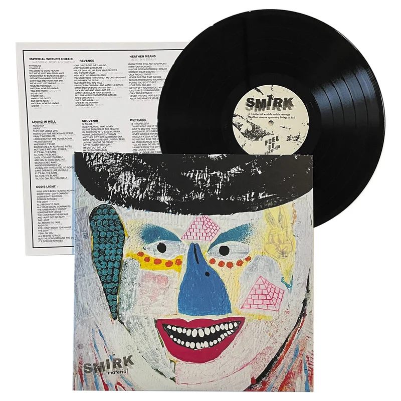 Smirk: Material 12" black vinyl