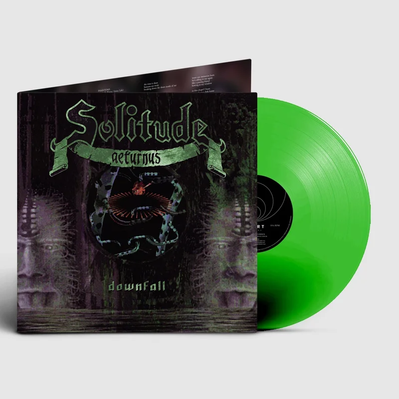 SOLITUDE AETURNUS 'DOWNFALL' LP - TRANSPARENT GREEN