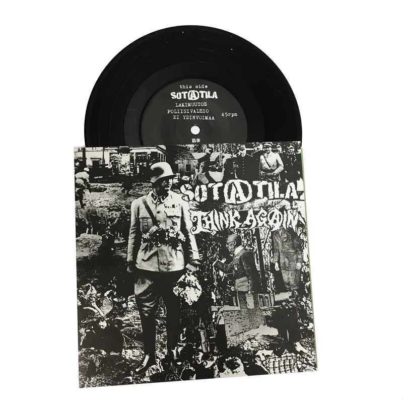 Sotatila/Think Again: Split 7" (new)