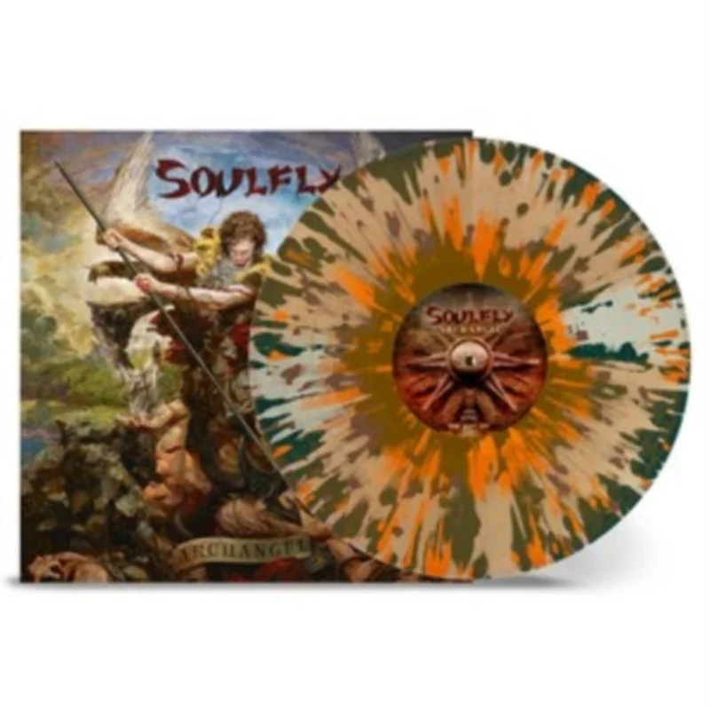 SOULFLY 'ARCHANGEL' 10TH ANNIVERSARY LP - GREEN/ORANGE/BROWN/SPLATTER
