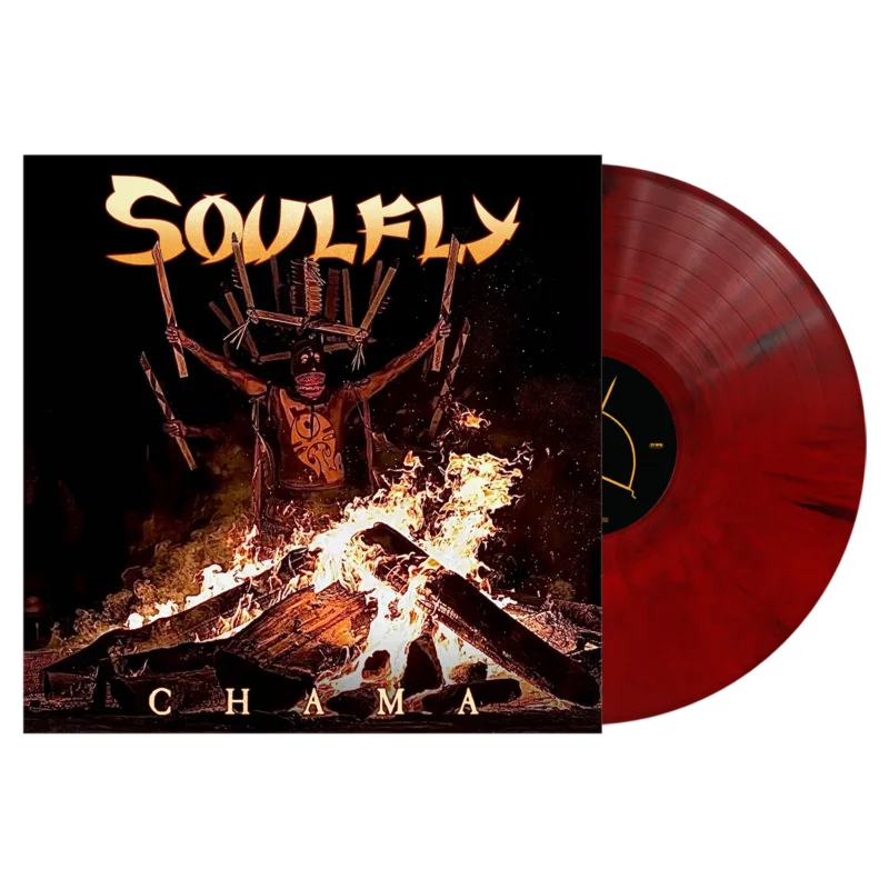 SOULFLY CHAMA LP - EXCLUSIVE - LTD. 300 - RED/BLACK MARBLE