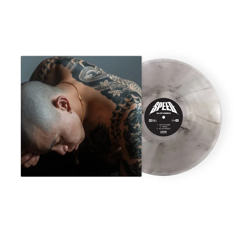 SPEED ALL MY ANGELS EP - CLEAR SMOKE/BLACK/SCREEN PRINT
