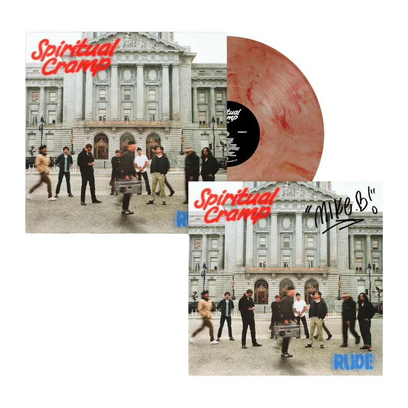 SPIRITUAL CRAMP RUDE LP - EXCLUSIVE ORANGE MARBLE VARIANT W/SIGNED INSERT