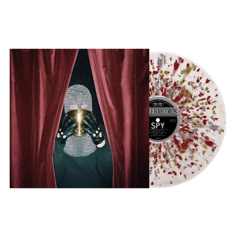 SPY SATISFACTION LP - EXCLUSIVE - LTD. 250 - ULTRA CLEAR/MAROON/GOLD/SILVER/SPLATTER (