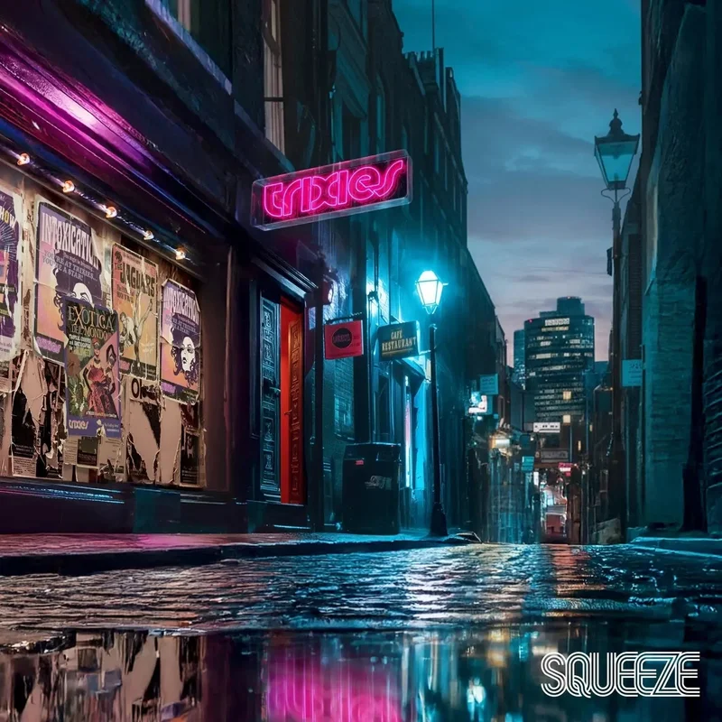 SQUEEZE - TRIXIES - TRANSPARENT PINK COLOR - VINYL LP