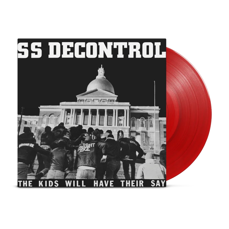 SS DECONTROL THE KIDS WILL HAVE THEIR SAY LP - EXCLUSIVE - LTD. 350 - TRANSPARENT RED