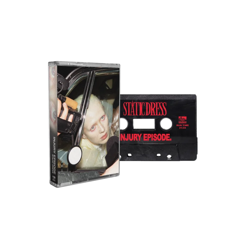 STATIC DRESS INJURY EPISODE CASSETTE (Exclusive  Limited to 50, Black Marble w/ Red Cassette)