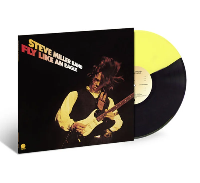 STEVE MILLER BAND 'FLY LIKE AN EAGLE' LP -BLACK/YELLOW